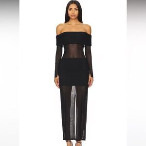 Lovers and Friends Fio Maxi Dress in Black